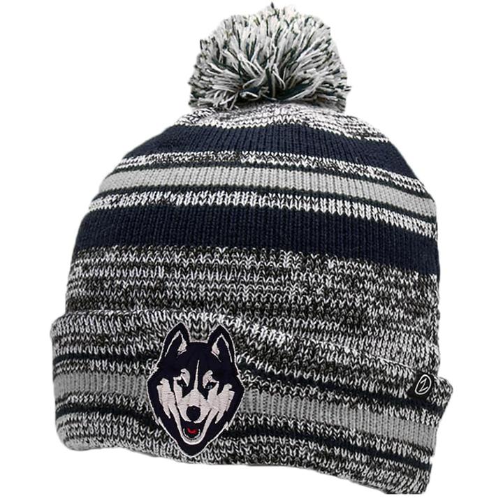 Adult Zephyr Uconn Huskies Titanium Knit Beanie, Men's, Multicolor