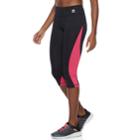 Women's Fila Sport&reg; Color Block Capri Leggings, Size: Large, Black