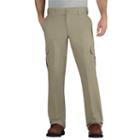 Men's Dickies Regular-fit Flex Fabric Cargo Pants, Size: 42x30, Dark Beige