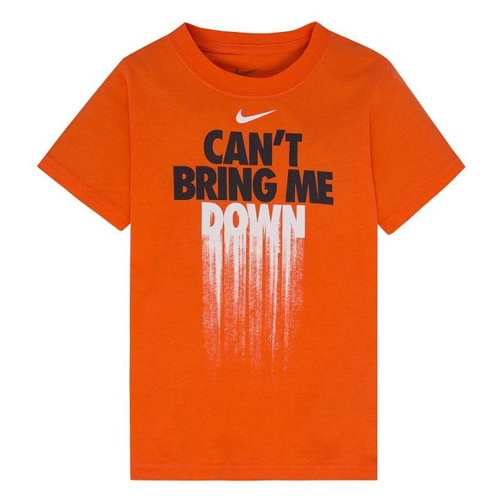 Boys 4-7 Nike Can't Bring Me Down Graphic Tee, Size: 6, Drk Orange