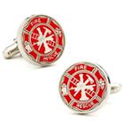 Firemens Shield Cuff Links, Men's, Multicolor