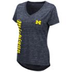 Women's Michigan Wolverines Wordmark Tee, Size: Xl, Blue (navy)