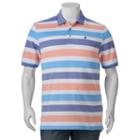 Big & Tall Izod Advantage Classic-fit Striped Performance Polo, Men's, Size: 3xl Tall, Brt Blue