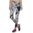 Women's Nike Allover Print Tights, Size: Xs, Grey (charcoal)