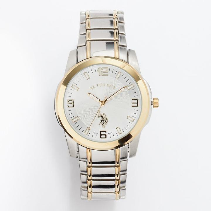 U.s. Polo Assn. Men's Two Tone Watch - Usc80031a, Grey