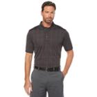 Men's Grand Slam Regular-fit Motionflow 360 Striped Jacquard Performance Golf Polo, Size: Xxl, Oxford