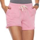 Juniors' So&reg; Cuffed French Terry Shorts, Teens, Size: Xs, Med Pink