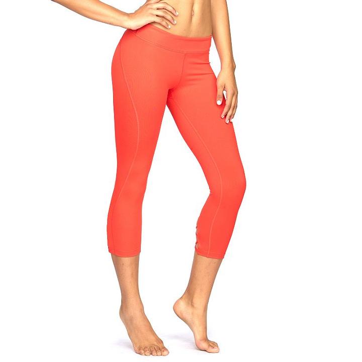 Women's Colosseum Omni Capri Workout Leggings, Size: Xl, Dark Red