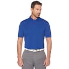 Men's Grand Slam Off Course Regular-fit Textured Pocket Golf Polo, Size: Xl, Blue