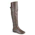 Journee Collection Loft Women's Knee-high Riding Boots, Girl's, Size: 9 Wc, Lt Beige