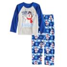 Boys 4-12 Jammies For Your Families Frosty The Snowman Feeling A Little Frosty Top & Microfleece Bottoms Pajama Set, Size: 6, Multicolor
