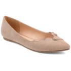 Journee Collection Mila Women's Flats, Size: Medium (6.5), Med Beige