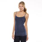 Juniors' So&reg; Scoopneck Satin-trim Cami Tank Top, Girl's, Size: Xl, Blue
