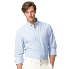 Men's Chaps Classic-fit Striped Easy-care Poplin Button-down Shirt, Size: Xxl, Blue