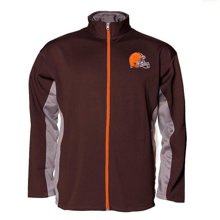 Big & Tall Cleveland Browns Jacket, Men's, Size: M Tall, Brown