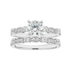 Boston Bay Diamonds 14k White Gold 1 3/8 Carat T.w. Igl Certified Diamond Engagement Ring Set, Women's, Size: 6.50