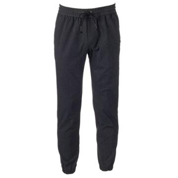 Men's Silver Lake Twill Jogger Pants, Size: Large, Black