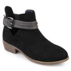 Journee Collection Mavrik Women's Ankle Boots, Size: 5.5 Med, Black