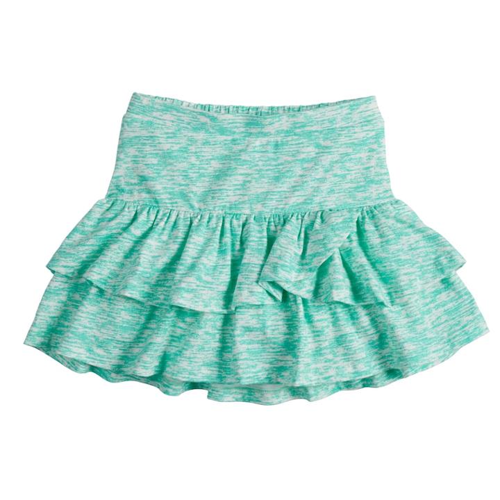 Girls 4-10 Jumping Beans&reg; Tiered Tulip Skort, Size: 5, Light Blue