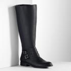 Simply Vera Vera Wang Women's Riding Boots, Size: 5 Wc, Black