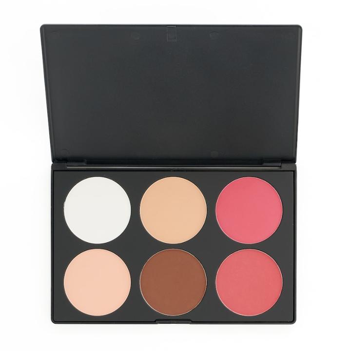 Bh Cosmetics Contour & Blush 6-color Palette, Multicolor