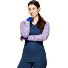 Women's Hottotties Brushed Jersey Long Underwear Top, Size: Large, Blue (navy)