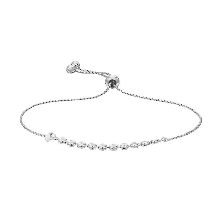 Sterling Silver Adjustable Lariat Bracelet, Women's