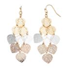 Lc Lauren Conrad Tritone Filigree Dangle Earrings, Women's, Multicolor