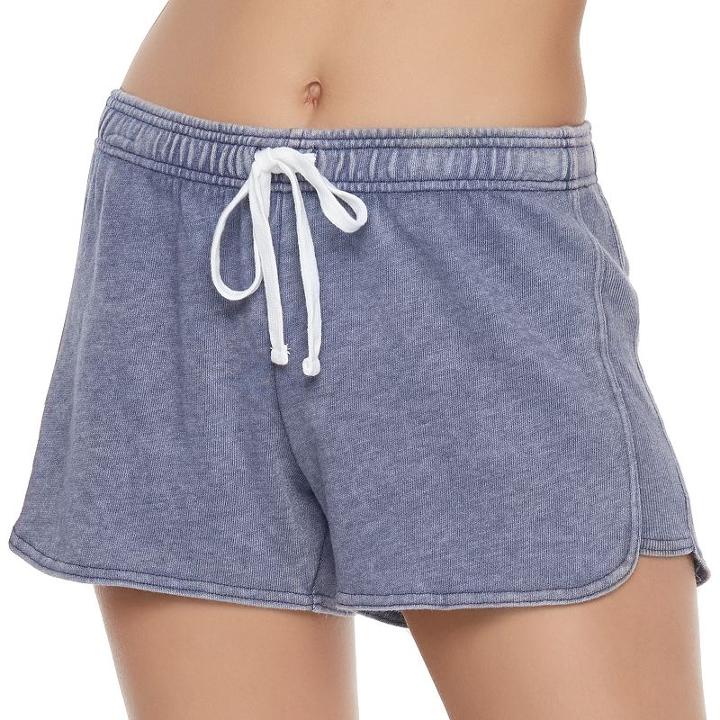 Juniors' So® French Terry Lounge Shorts, Girl's, Size: Small, Drk Purple