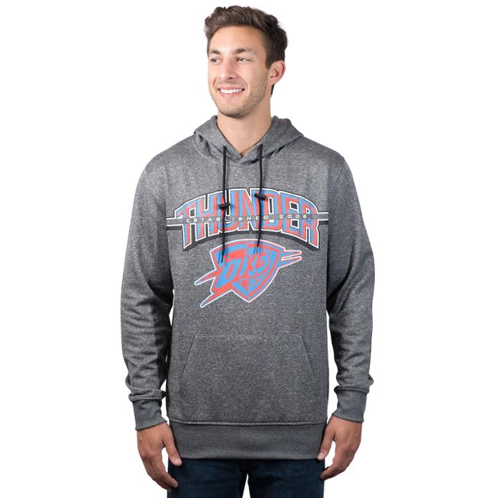 Men's Oklahoma City Thunder Pick 'n' Roll Hoodie, Size: Small, Grey