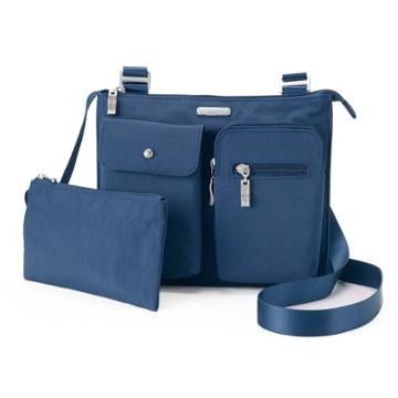 Women's Baggallini Medium Everything Bag, Med Blue