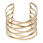 Apt. 9&reg; Crisscross Multi Row Cuff Bracelet, Women's, Gold
