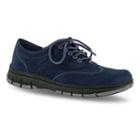Easy Street Lucky Women's Wingtip Shoes, Size: 7 N, Blue (navy)