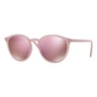 Vogue Vo5215s 51mm Round Mirrored Sunglasses, Women's, Light Pink