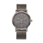 Geneva Men's Mesh Watch - Kh8048gu, Size: Large, Grey