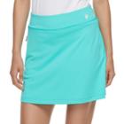 Women's Fila Sport&reg; Side Zipper Knit Skort, Size: Large, Turquoise/blue (turq/aqua)