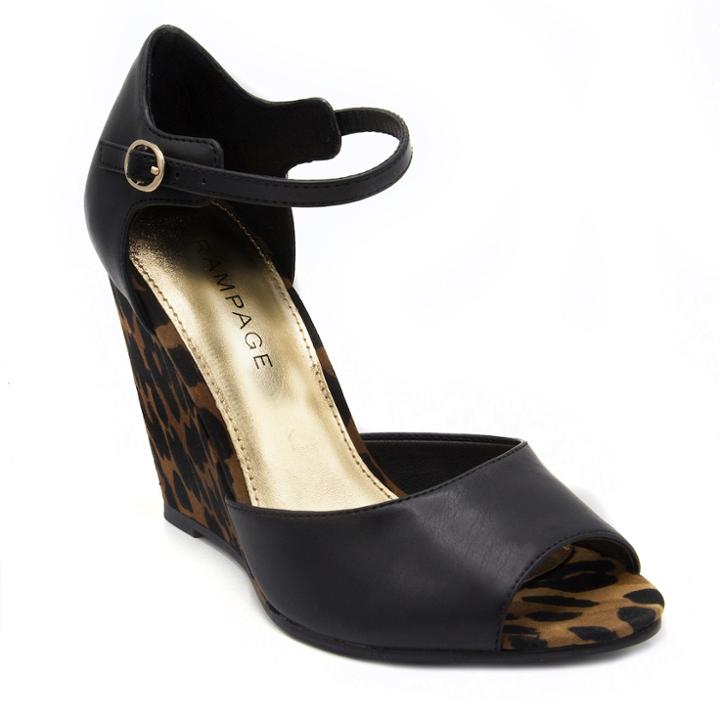 Rampage Corrine Women's Dress Wedges, Size: Medium (7), Beig/green (beig/khaki)