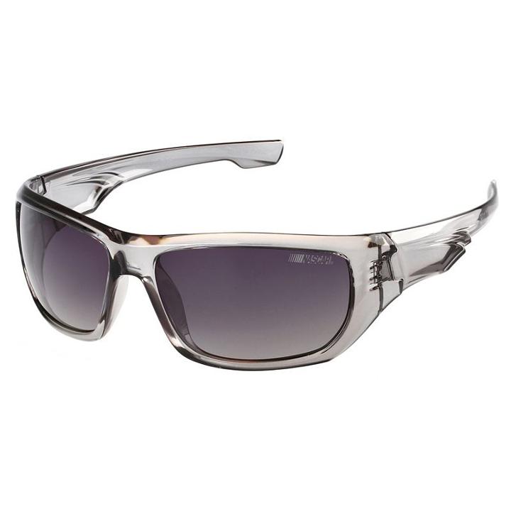 Men's Nascar Polarized Wrap Sunglasses, White Oth