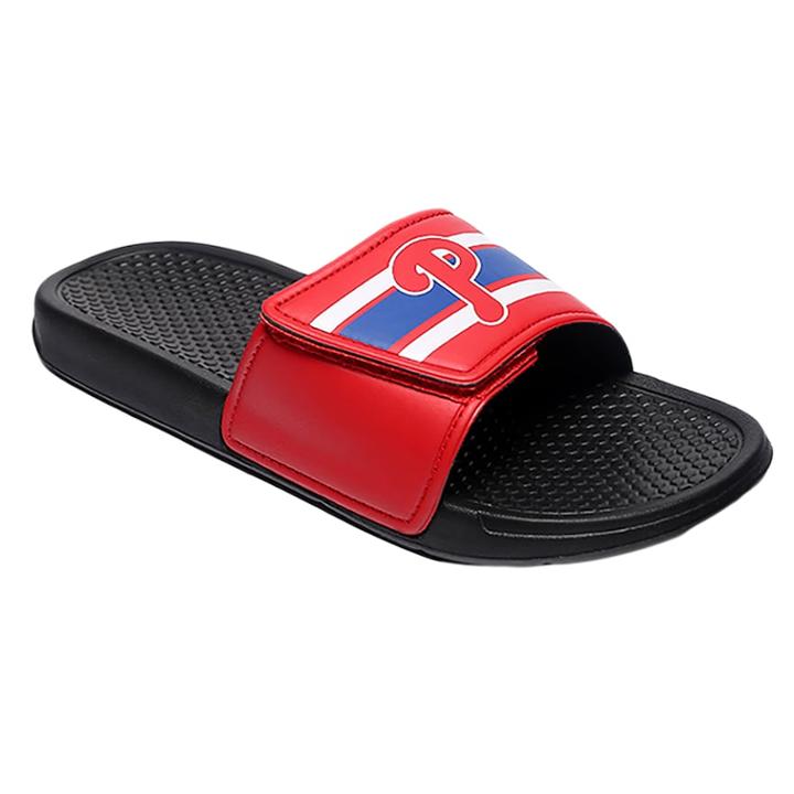 Men's Forever Collectibles Philadelphia Phillies Legacy Slide Sandals, Size: Medium, Team