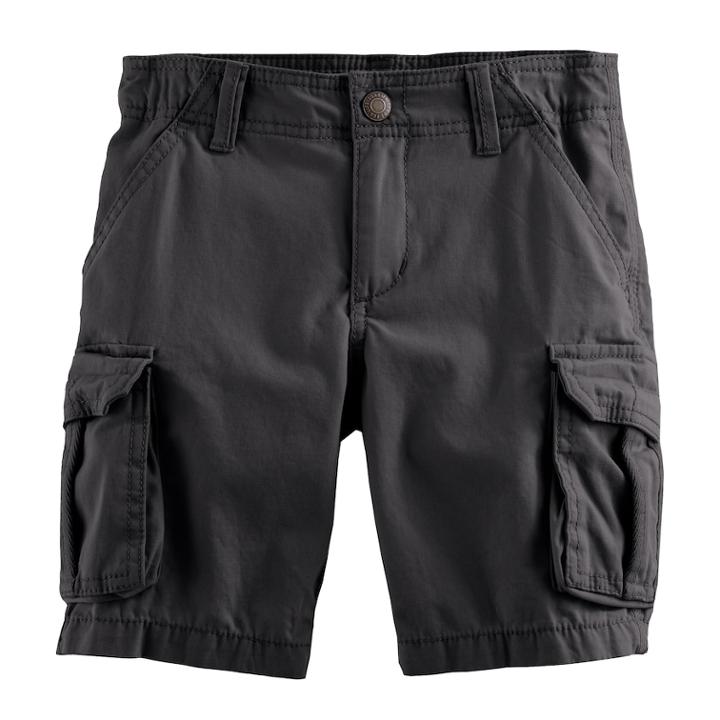 Boys 4-7x Sonoma Goods For Life&trade; Authentic Cargo Shorts, Size: 7, Med Grey