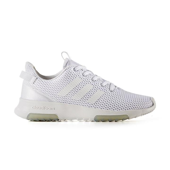 Adidas Neo Cloudfoam Racer Women's Sneakers, Size: 8, White