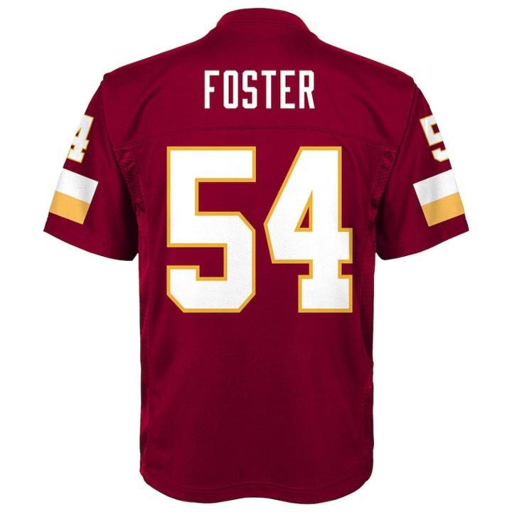 Boys 8-20 Washington Redskins Mason Foster Mid-tier Jersey, Size: S 8, Red Foster