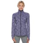 Women's Tek Gear&reg; Performance Full-zip Jacket, Size: Xl, Dark Blue