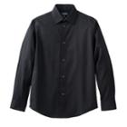 Boys 4-20 Chaps Stretch Button-down Shirt, Size: 6-7, Black