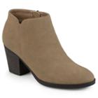 Journee Collection Desie Women's Ankle Boots, Girl's, Size: Medium (10), Brown