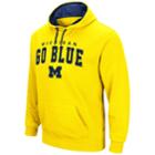 Men's Campus Heritage Michigan Wolverines Pullover Hoodie, Size: Medium, Dark Blue