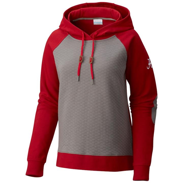 Women's Columbia Alabama Crimson Tide Collegiate Harper Hoodie, Size: Small, Dark Grey
