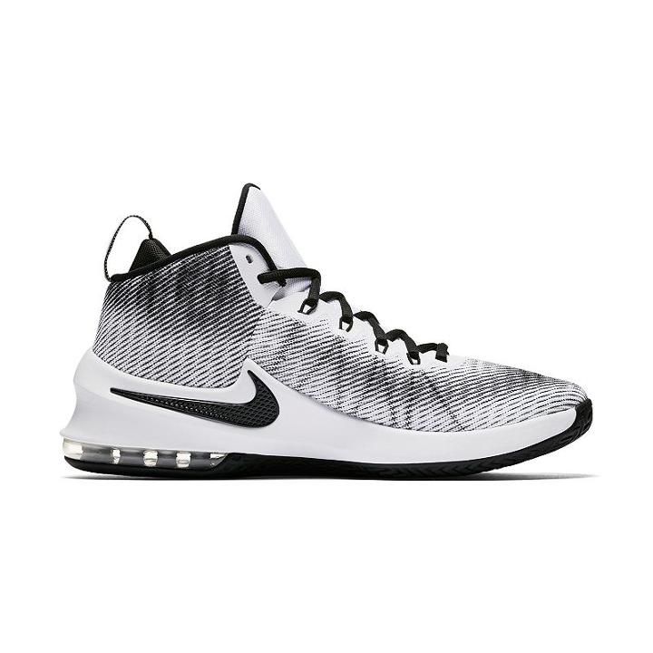 Nike Air Max Infuriate Mid Men's Basketball Shoes, Size: 8, White
