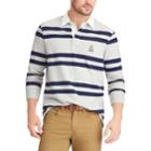 Men's Chaps Classic-fit Rugby Shirt, Size: Xxl, Grey