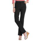 Women's Gloria Vanderbilt Amanda Classic Tapered Jeans, Size: 6 T/l, Black